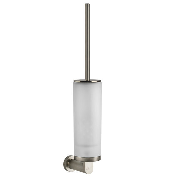 Gessi Emporio Toilettenbürstengarnitur zur Wandmontage, Behälter aus satiniertem Glas, 38821149 Gessi Emporio Toilettenbürstengarnitur zur Wandmontage, Behälter aus satiniertem Glas, 38821149 von Gessi