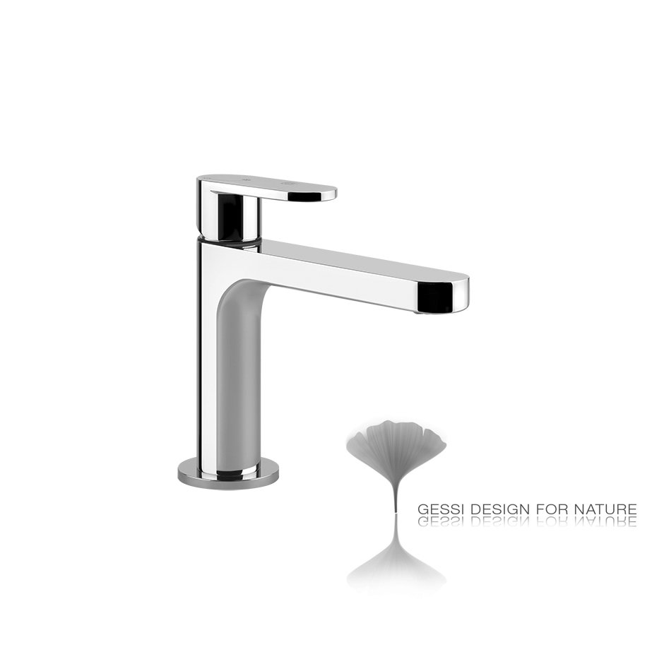 Gessi Emporio Via Bagutta ÖKO-Waschtisch-Einhebelmischer, ohne Ablaufgarnitur, Ausladung 127 mm, 29914031 von Gessi