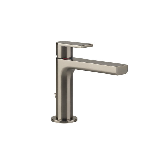 Gessi Emporio Via Manzoni Waschtisch-Einhebelmischer, mit Ablaufgarnitur 1 1/4, Ausladung 128 mm, 38601, Farbe: Finox Optik - 38601149 von Gessi