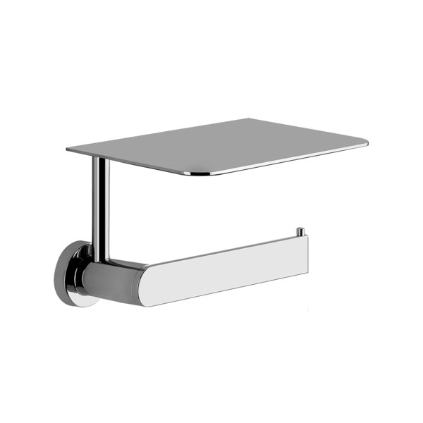 Gessi Emporio WC-Papierrollenhalter mit Deckel, Wandmontage, 38855, Farbe: Chrom von Gessi