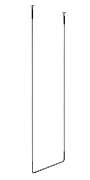 Gessi Goccia Decken-Handtuchhalter 60 cm, Höhe 180 cm, 38141, Farbe: Messing Antik von Gessi