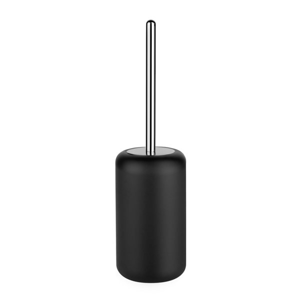 Gessi Goccia Toilettenbürstengarnitur Standversion, Behälter in GRES schwarz, 38044, Farbe: Schwarz XL von Gessi