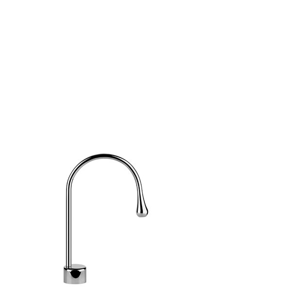 Gessi Goccia Waschtisch-Stand-Auslauf, ohne Ablaufgarnitur, Ausladung 174 mm, Auslauf um 360 Grad schwenkbar, 33851, Farbe: Chrom von Gessi