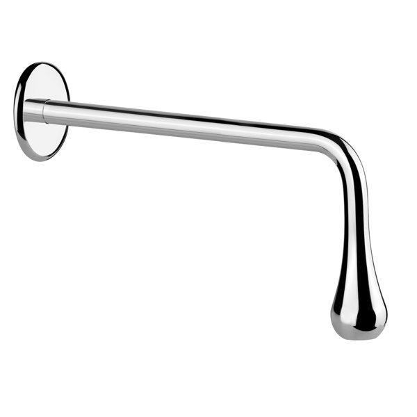 Gessi Goccia Waschtisch-Wand-Auslauf, mit 1/2 Anschluss für separaten Einhebelmischer oder Sensor, Ausladung 200 mm, 33715, Farbe: Weiß CN von Gessi