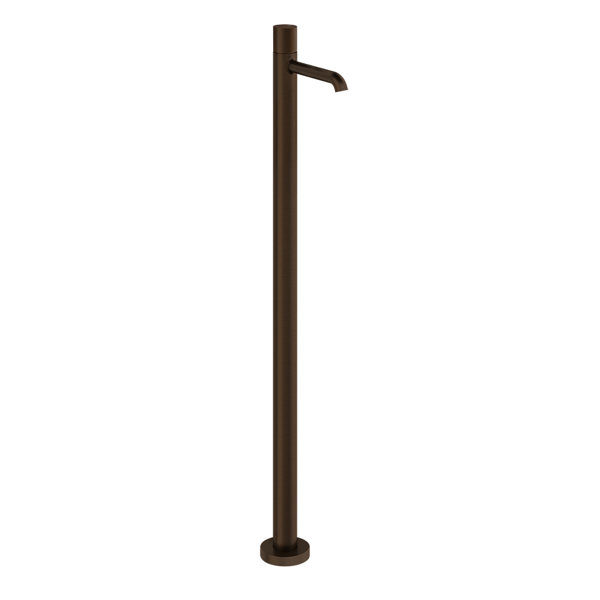 Gessi Habito Fertigmontageset Waschtisch-Einhebelmischer, ohne Ablaufgarnitur, Ausladung 164mm, Bodenmontage, DIAMANTATO, 70695, Farbe: Dark Bronze von Gessi