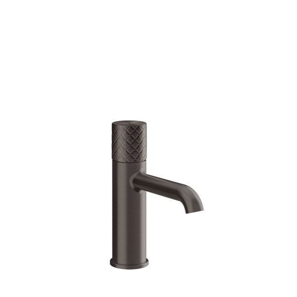 Gessi Habito Waschtisch-Einhebelmischer, mit Auslauf, ohne Ablaufgarnitur, Ausladung 131mm, INTRECCIO, 70102, Farbe: PVD von Gessi