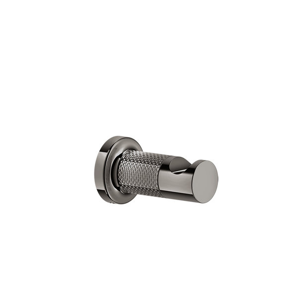 Gessi Inciso Wandhaken D28mm zur Wandmontage, 58521, Farbe: Metall Schwarz PVD von Gessi