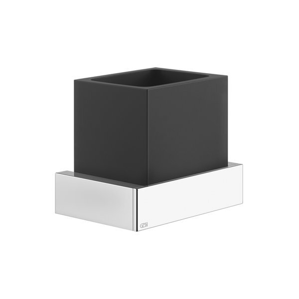 Gessi Rettangolo Accessoires Wand-Glashalter, Becher schwarz, 20808099 Gessi Rettangolo Accessoires Wand-Glashalter, Becher schwarz, 20808099 von Gessi