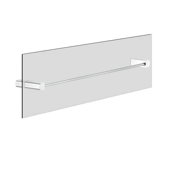 Gessi Rilievo, Handtuchhalter 600 mm, Montage an Glaswand, 59566, Farbe: Chrom von Gessi