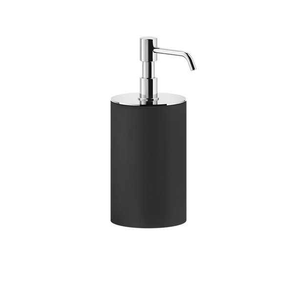 Gessi Rilievo, Seifenspender Standversion, Becher schwarz matt, 59538, Farbe: Kupfer gebürstet PVD von Gessi