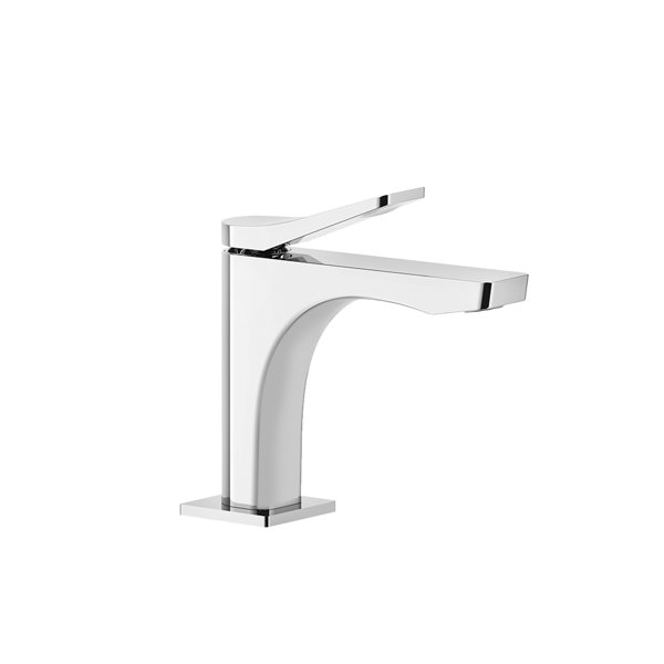 Gessi Rilievo, Waschtisch-Einhebelmischer S-Version (D32 mm), ohne Ablaufgarnitur, Ausladung 126 mm, 59002, Farbe: Messing gebürstet PVD von Gessi