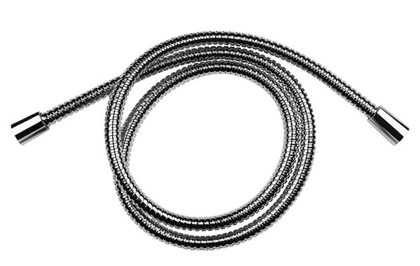 Gessi Venti20 Schlauch 1,50m, aus Metall mit 1/2 Anschluss, mit konischem Überwurf, SP021, Farbe: Metall Schwarz PVD von Gessi