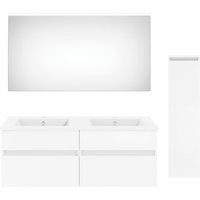 Get2You Badmöbel-Set »twenty one«, 5-teilig, Waschbecken BxHxT: 122 x 1,5 x 51 cm, montiert - weiss von Get2You