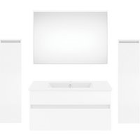 Get2You Badmöbel-Set »twenty one«, 5-teilig, Waschbecken BxHxT: 92 x 1,5 x 51 cm, montiert - weiss von Get2You