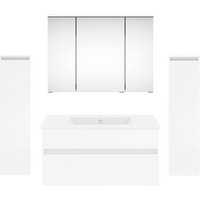 Get2You Badmöbel-Set »twenty one«, 5-teilig, Waschbecken BxHxT: 92 x 1,5 x 51 cm, montiert - weiss von Get2You