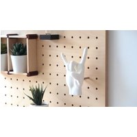 Handgeformter Kleiderhaken - 3D-Gedruckte Wohndekoration Kleideraufbewahrung Handgeformter Kleiderhaken - 3D-Gedruckte Wohndekoration Kleideraufbewahrung von AirePegboards