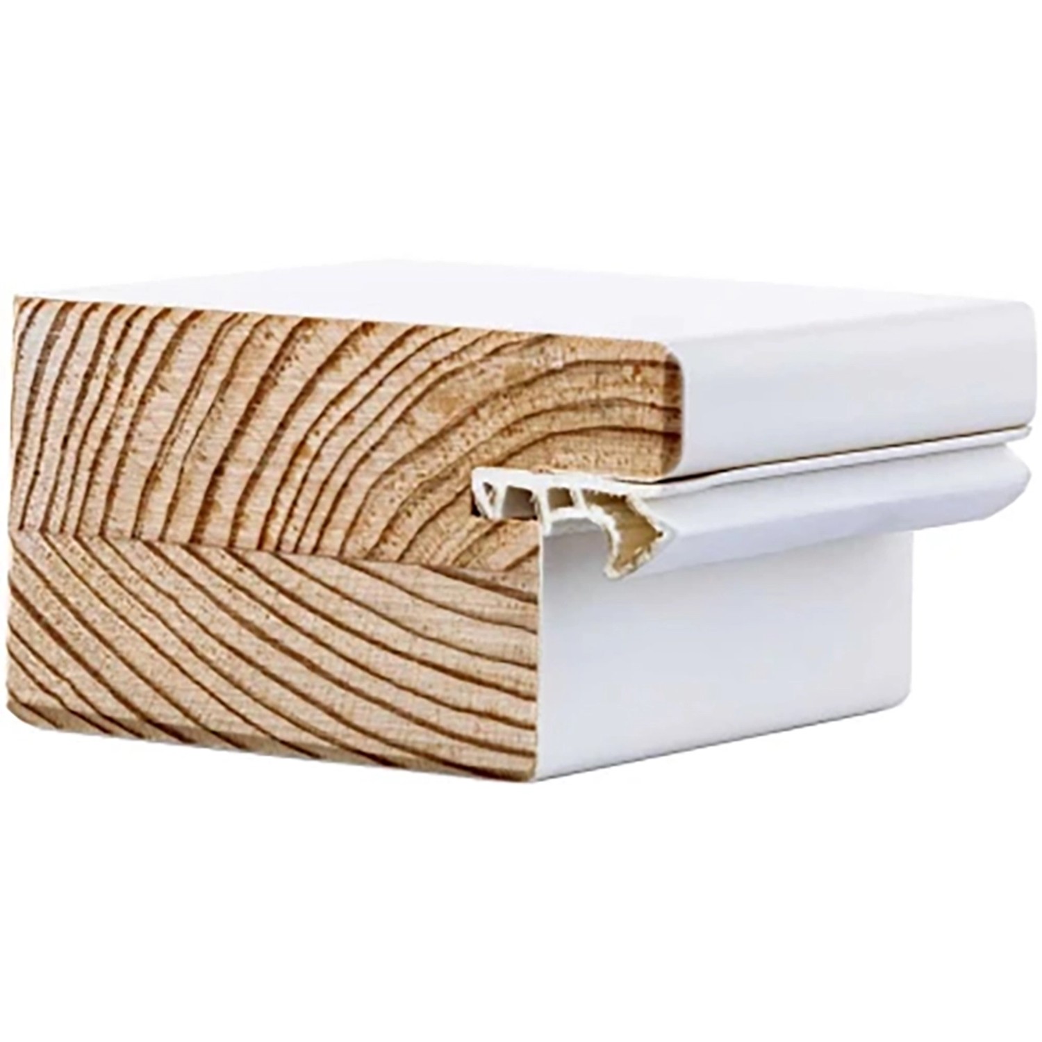 Blockzarge CPL Arctic Weiß ähnl. RAL 9016 (GL222) 73,5 cm x 198,5 cm x 4,5 cm Li von GetaDoor