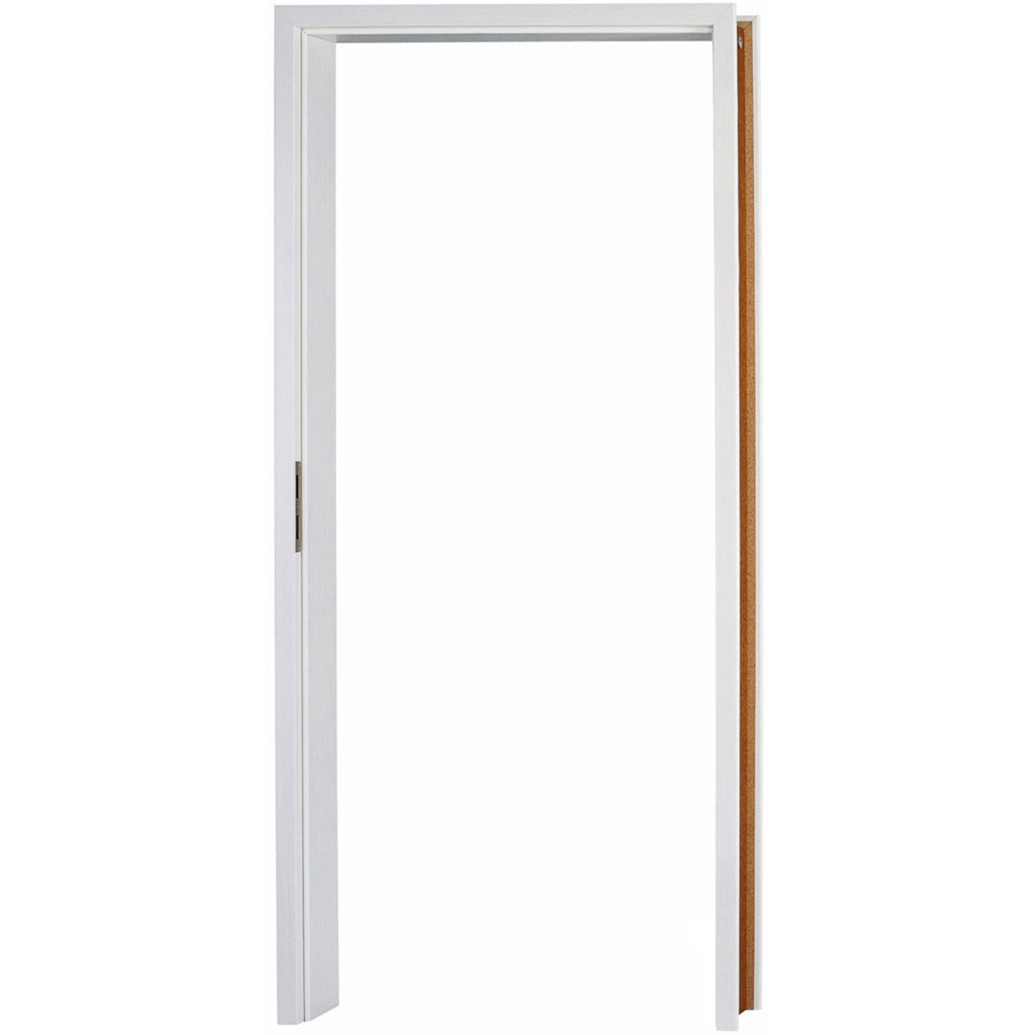 Stumpfe Zarge CPL Weiß ähnl. RAL 9016 (GL222) 70,9 cm x 197,2 cm x 10 cm Re von GetaDoor