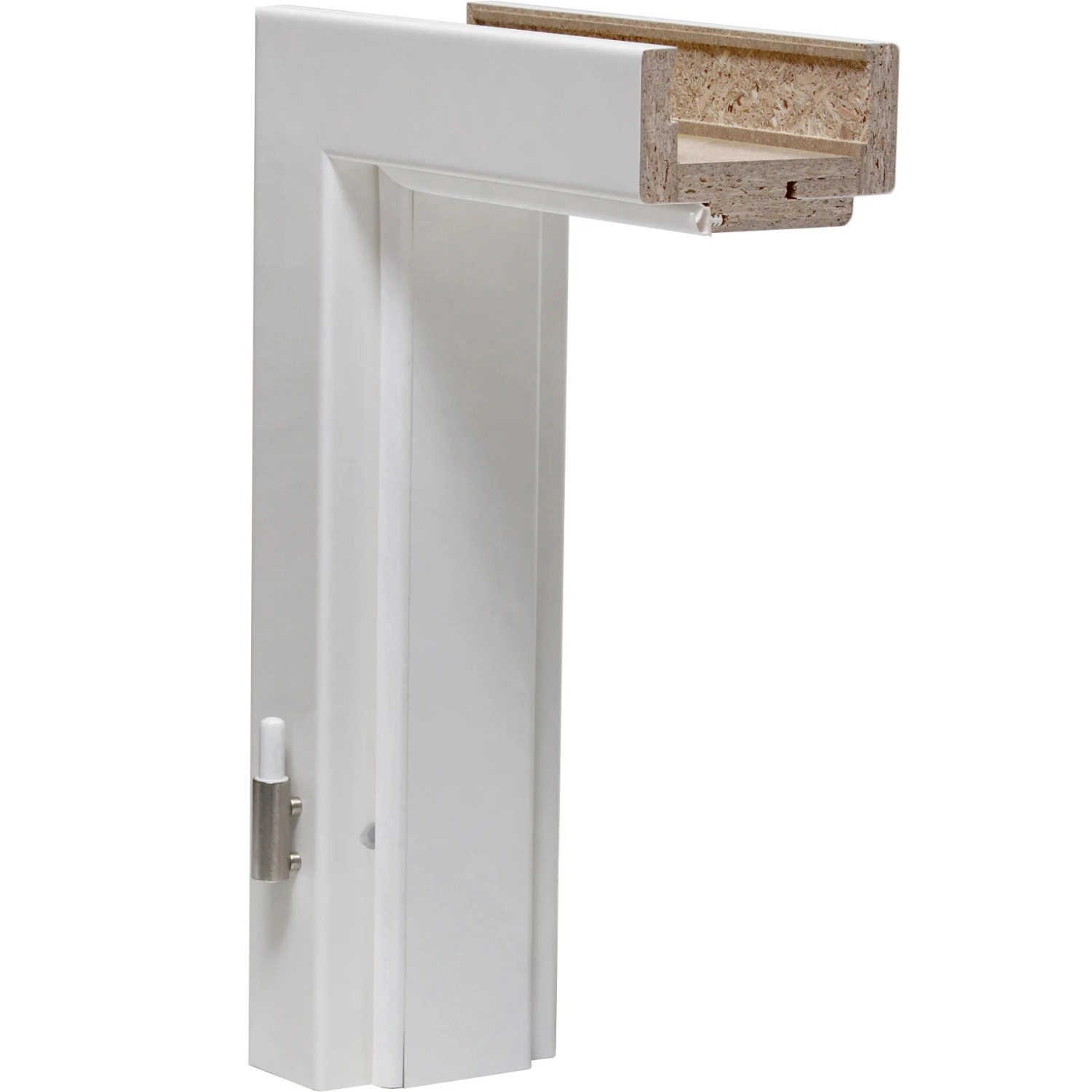 Türzarge CPL Arctic Weiß ähnl. RAL 9016 (GL222) 61,0 cm x 198,5 cm x 24 cm Re von GetaDoor
