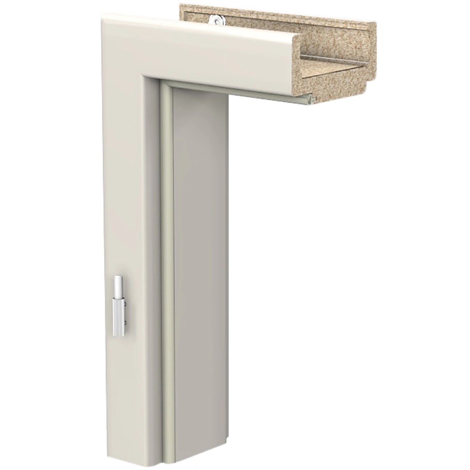 Türzarge CPL Weiß ähnl. RAL 9010 (GL223) 73,5 cm x 211,0 cm x 12,5 cm Anschlag R von GetaDoor