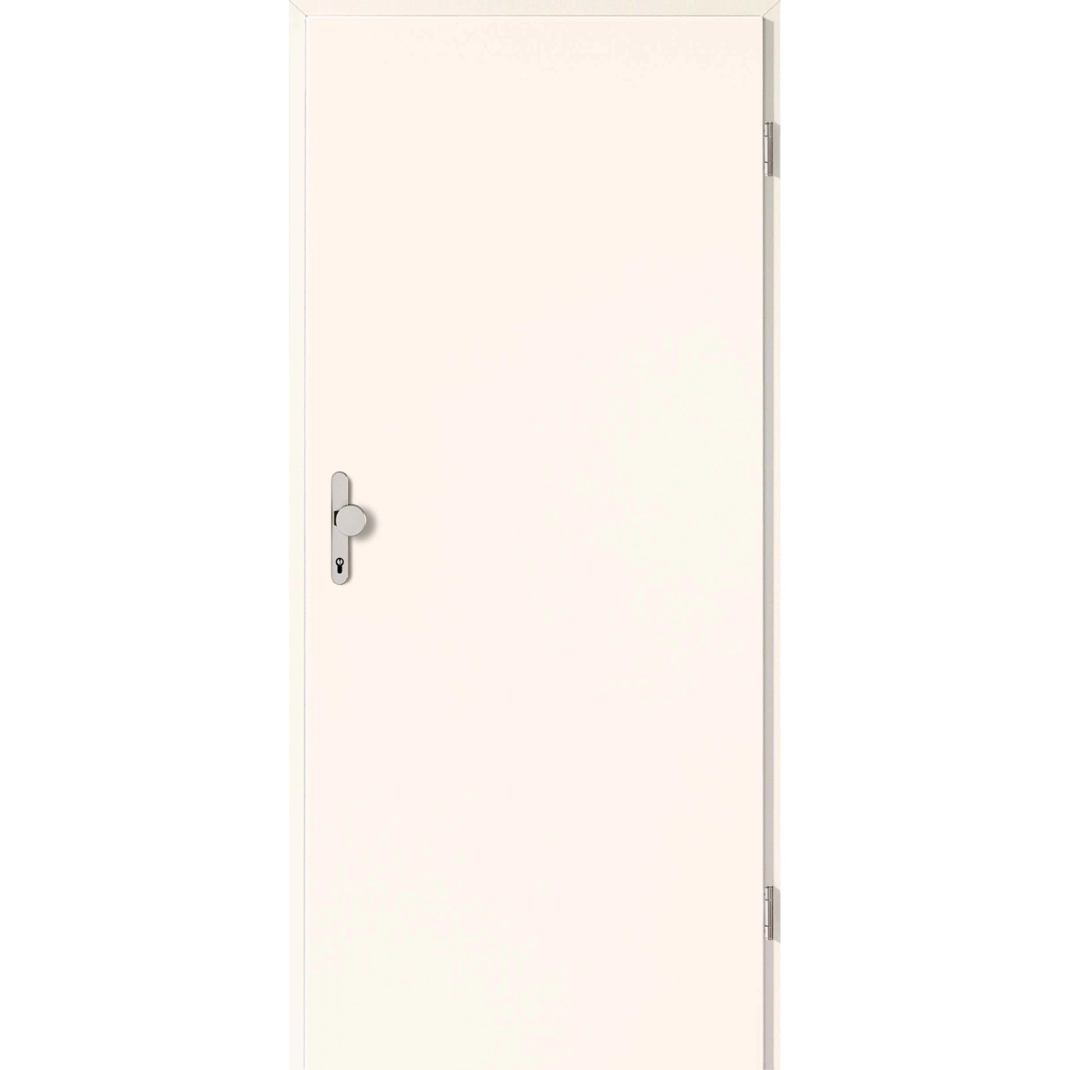 Wohnungseingangstür CPL Weiß (GL223) 86 cm x 198,5 cm Klasse 3 Anschlag R von GetaDoor