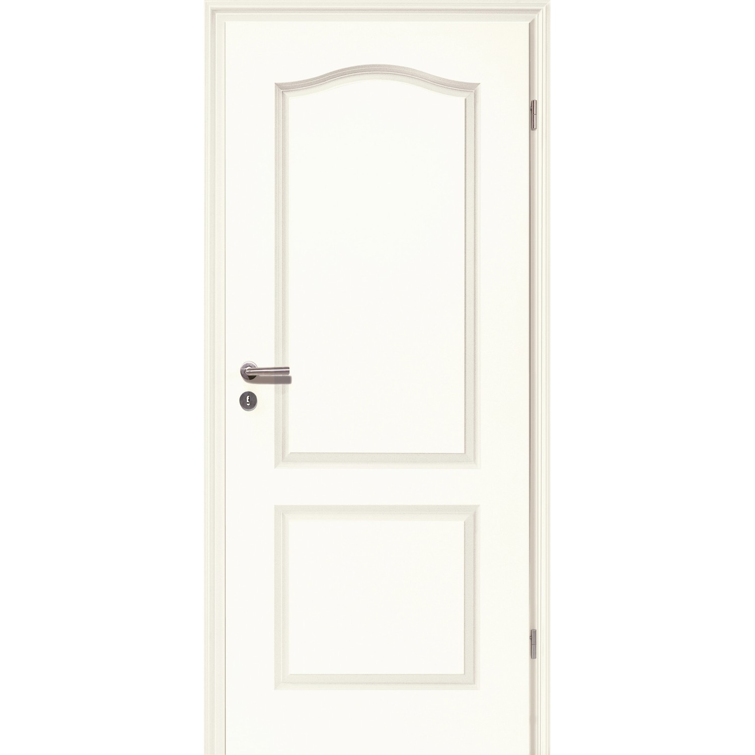 Zimmertür Brillant Classic Weißlack (4002) Bogen 86 cm x 198,5 cm Anschlag R von GetaDoor
