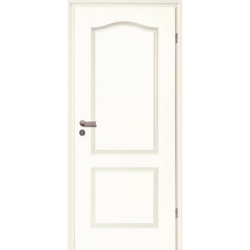 Zimmertür Brillant Classic Weißlack (4002) Bogen 86 cm x 198,5 cm Anschlag R von GetaDoor
