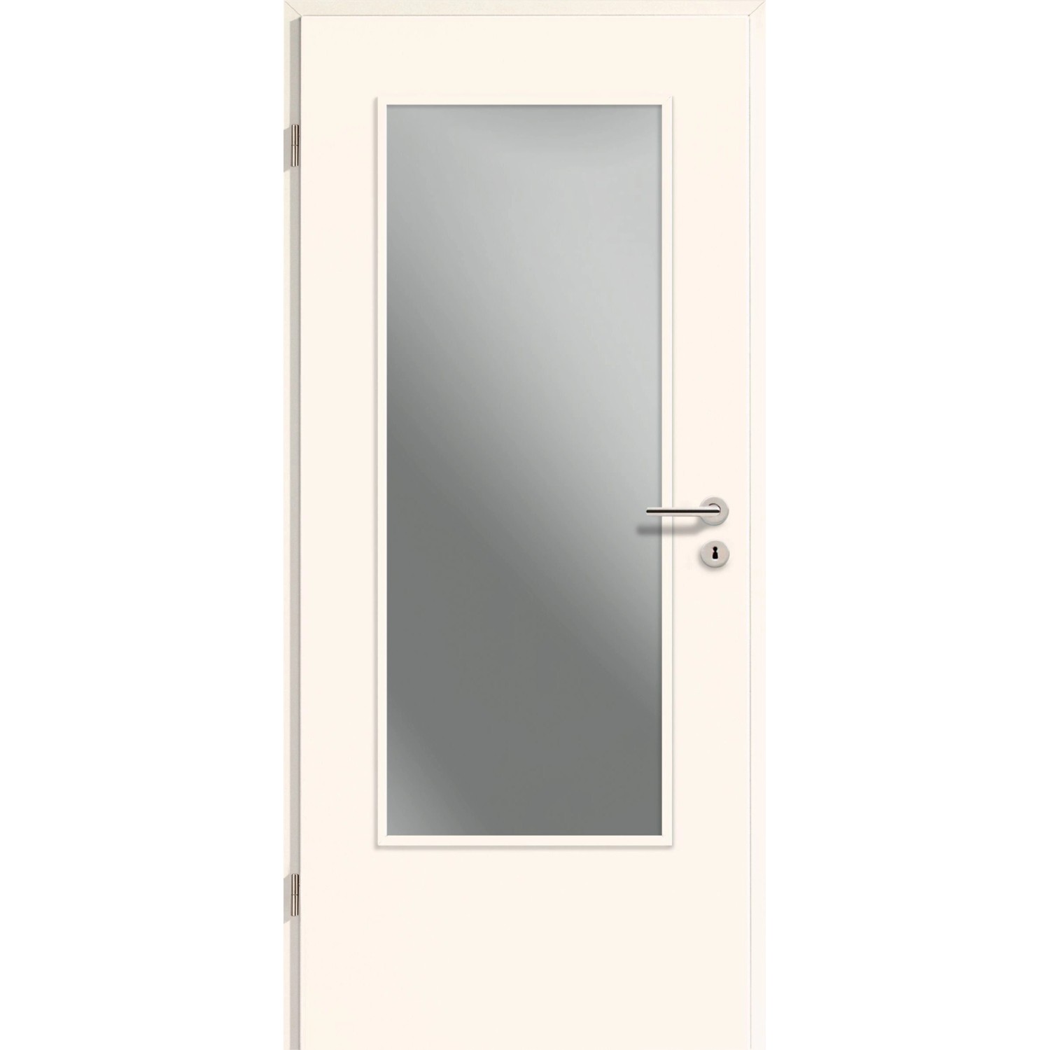 Zimmertür CPL Weiß ähnl. RAL 9010 (GL223) 86,0 cm x 198,5 cm Anschlag L von GetaDoor