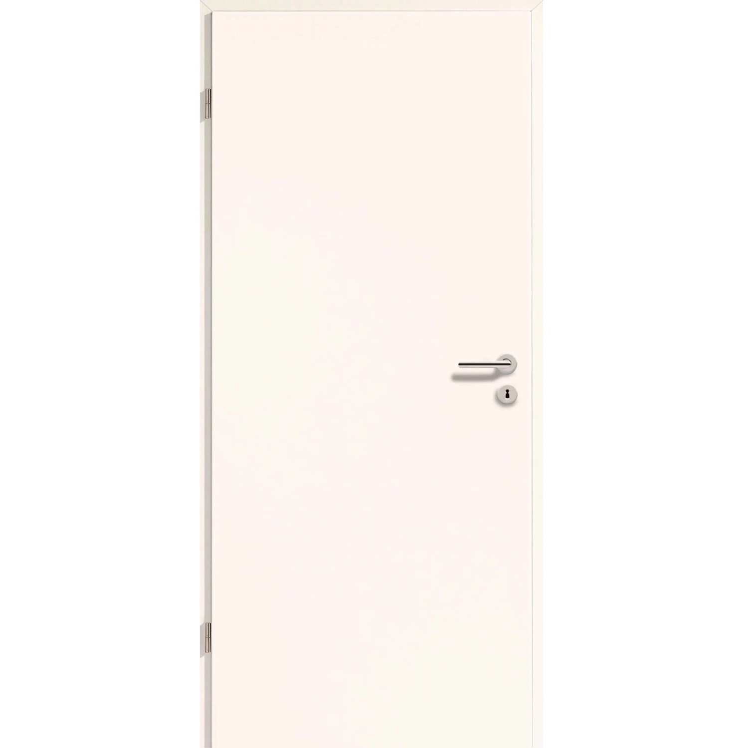 Zimmertür CPL Weiß ähnl. RAL 9010 (GL223) 98,5 cm x 198,5 cm Anschlag L von GetaDoor
