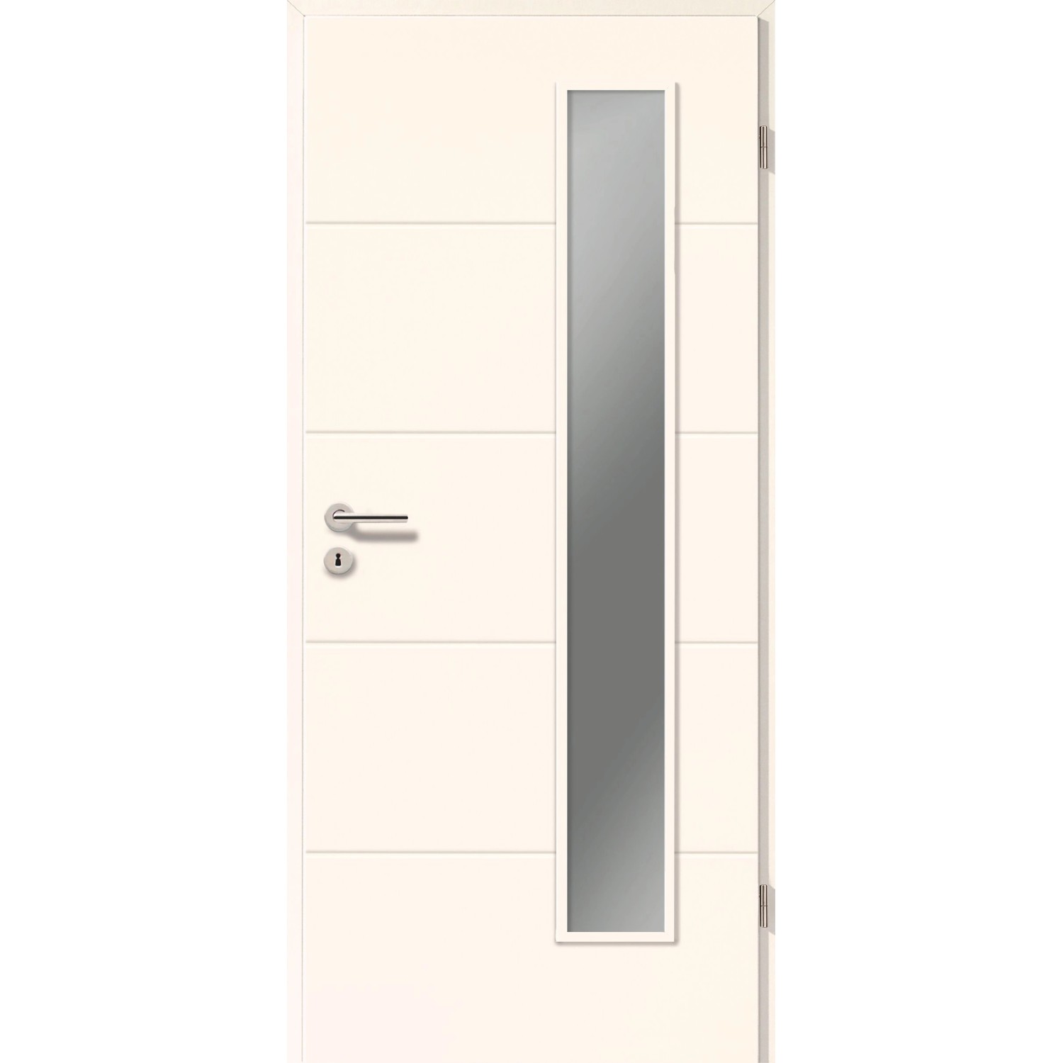 Zimmertür Catro Line ähnl. RAL 9016 LA1-B Klarglas 198,5 x 61 cm Anschlag R Zimmertür Catro Line ähnl. RAL 9016 LA1-B Klarglas 198,5 x 61 cm Anschlag R von GetaDoor