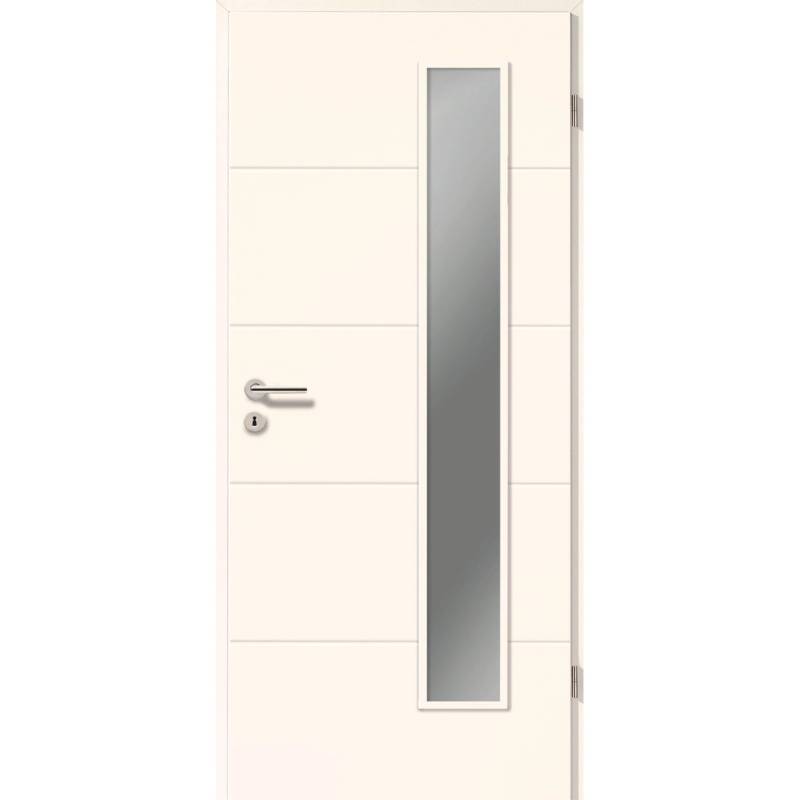Zimmertür Catro Line ähnl. RAL 9016 LA1-B Klarglas 198,5 x 61 cm Anschlag R Zimmertür Catro Line ähnl. RAL 9016 LA1-B Klarglas 198,5 x 61 cm Anschlag R von GetaDoor