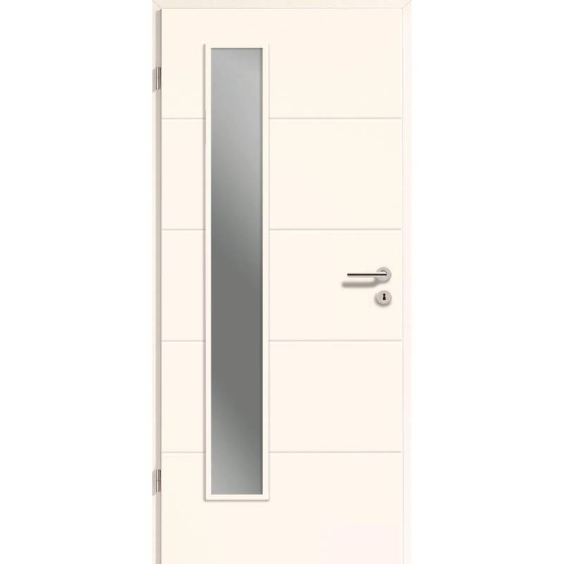 Zimmertür Catro Line ähnl. RAL 9016 LA1-B Satiniert 198,5 x 98,5 cm Anschlag L Zimmertür Catro Line ähnl. RAL 9016 LA1-B Satiniert 198,5 x 98,5 cm Anschlag L von GetaDoor