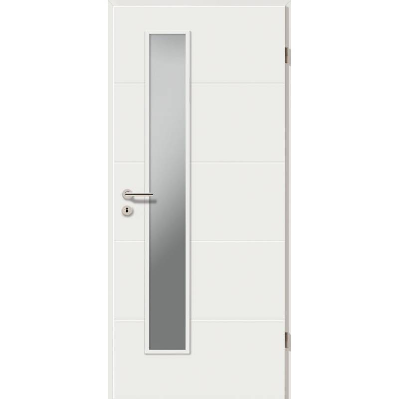 Zimmertür Catro Line mit Verglasung Klarglas 198,5 x 86 cm Anschlag R Zimmertür Catro Line mit Verglasung Klarglas 198,5 x 86 cm Anschlag R von GetaDoor