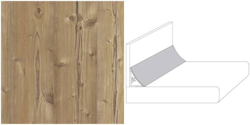 GetaElements  Wandanschlußprofil Plus KIR967 Kiefer rustikal 59x2x3 cm GetaElements  Wandanschlußprofil Plus KIR967 Kiefer rustikal 59x2x3 cm von GetaElements