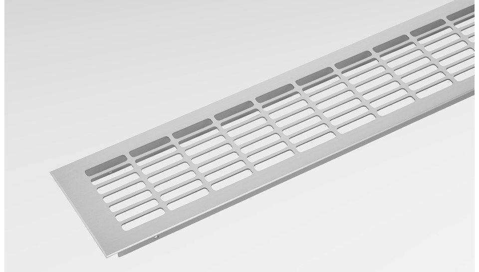 GetaLit Lüftungsgitter Getalit Lüftungsgitter 50 x 8 cm, Aluminium GetaLit Lüftungsgitter Getalit Lüftungsgitter 50 x 8 cm, Aluminium von GetaLit