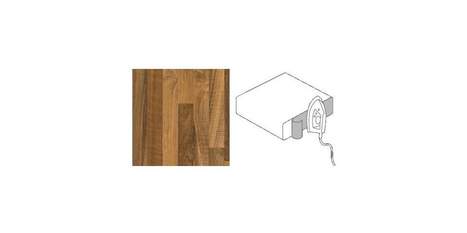 GetaLit Abschlussleiste Getalit Umleimer Butcherblock-Optik Nussbaum 65 cm, Holz GetaLit Abschlussleiste Getalit Umleimer Butcherblock-Optik Nussbaum 65 cm, Holz von GetaLit