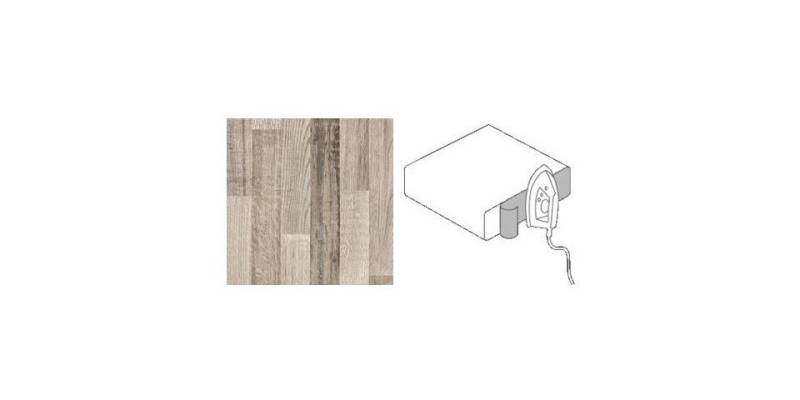 GetaLit Abschlussleiste Getalit Umleimer Eiche 65 cm mit Schmelzkleber, Holz von GetaLit