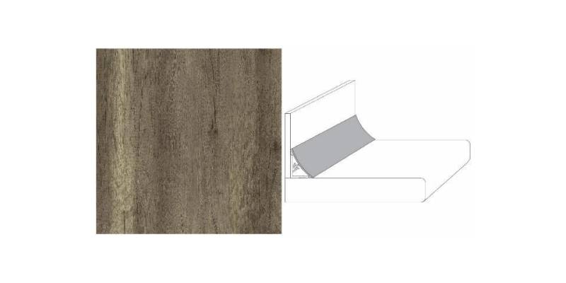 GetaLit Abschlussleiste Getalit Wandanschlußsystem Plus 59 cm, 20 x 30 mm, PP von GetaLit