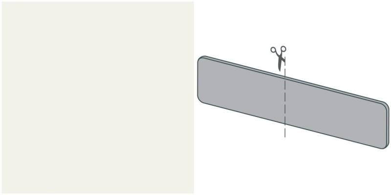 GetaLit Fensterbank Getalit InStyle-Blende Typ 4 weiß 405 x 41 x 5 mm von GetaLit