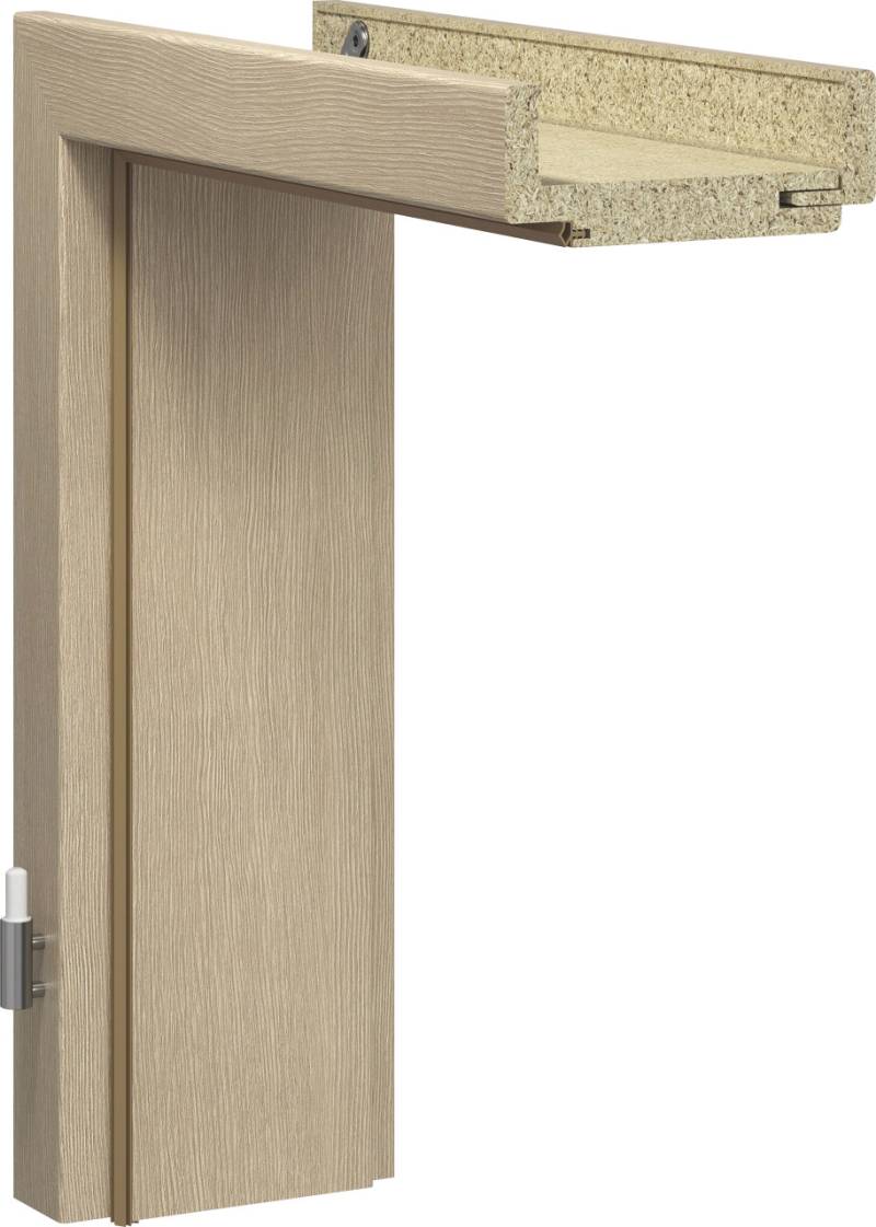 GetaDoor Zarge CPL Cappuccino 98,5 cm DIN links von Getadoor