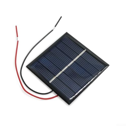 0 4 W 60 x 60 mm Solarpanel mit Drähten, geeignet für Gartenlicht-Integration von Getdoublerich