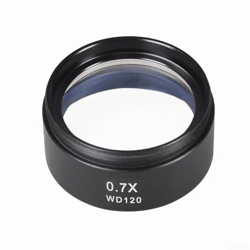 0 5X 0 7X Trinokular Stereo Zoom Mikroskop Aux Objektiv für detaillierte Beobachtungen (0,7X) von Getdoublerich