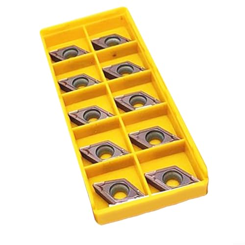 10-teiliges Hartmetall-Klingen-Werkzeug-Set DCMT11T308MP VP15TF für CNC-Drehmaschine mit erhöhter Verarbeitungsleistung von Getdoublerich