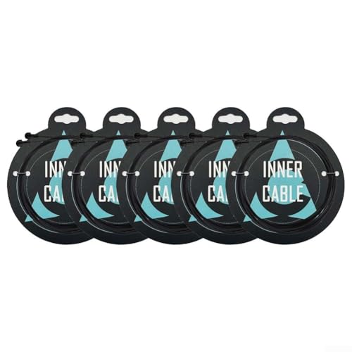 10-teiliges Hochleistungs-Kabel-Set für Fahrradbremsen und Umwerfer, perfekt für Mountain/Rennrad (Mountain-Bremskabel) von Getdoublerich