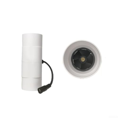 12 V leiser Abluftventilator für Badezimmerbelüftung und Luftstromregelung im Innenbereich, ausgestattet mit bürstenlosem Außenrotormotor (50 mm) von Getdoublerich