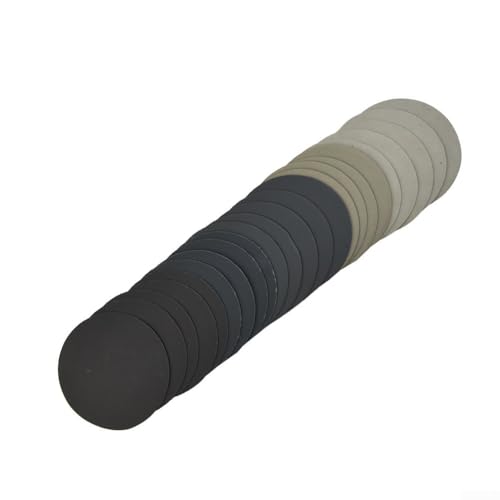 25 Stück Premium-Schleifscheiben, 5,1 cm Durchmesser, Nass-/Trockenverwendung mit Körnung von 1000 bis 5000 (10,2 cm) von Getdoublerich
