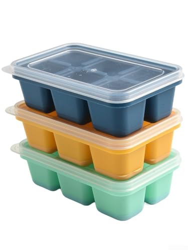 3 Stück Silikon-Eiswürfel für Formen mit Abdeckungen für mühelose Verwendung in der Küche 3 Stück Silikon-Eiswürfel für Formen mit Abdeckungen für mühelose Verwendung in der Küche von Getdoublerich