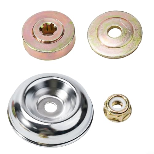 4-teiliges Adapter-Ersatz-Set für Schere, Trimmerkopf, kompatibel mit Rasenmäher-Freischneider-Modellen CG430 520 260 330 Metallkomponenten von Getdoublerich