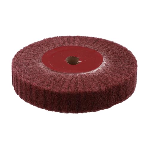 4 x 12 Nylonfaser-Klappen-Polierscheiben für 320er-Körnung, für Edelstahl- und Holzanwendungen (125 mm) von Getdoublerich