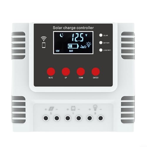 40 A Solarladeregler, Regler mit LCD-Bildschirm, mit WiFi-App-Steuerung und intelligenten Schutzfunktionen von Getdoublerich